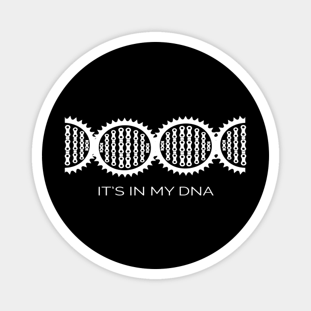 Bicycle riding it's in my dna Magnet by HBfunshirts